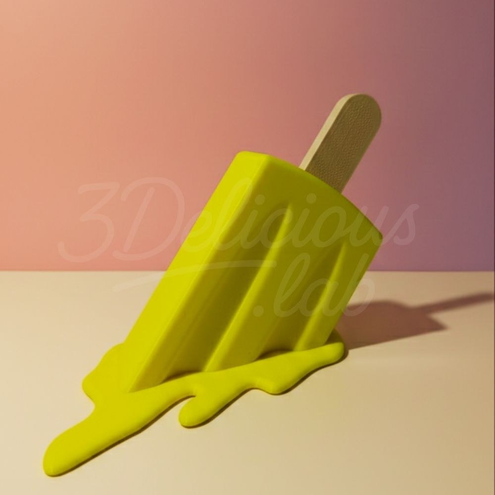 Picolé derretido – 10 × 20 cm