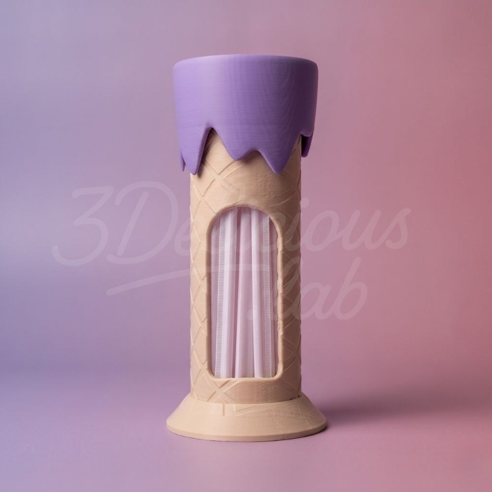 Porta-canudos de sorvete – 26 cm