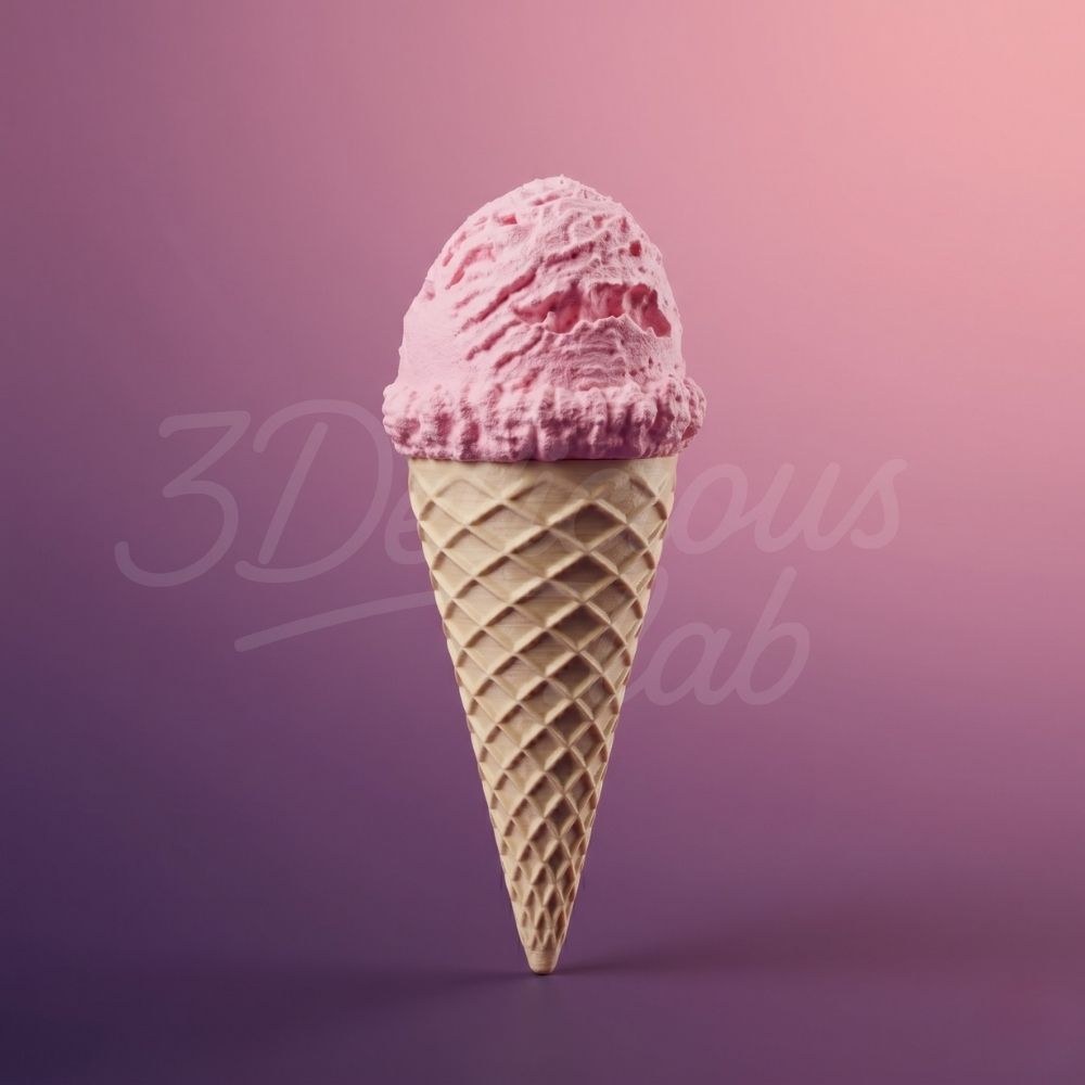 Sorvete bola decorativo realista – 18 cm